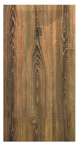 ONDEE - Piatto doccia NOLA 3-90x200x3cm - Resina - Noce - Piatto di scarico