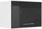 Vicco Badschrank Fame-Line, Badezimmermöbel, Anthrazit Hochglanz/Weiß, 60 x 40 cm Flach