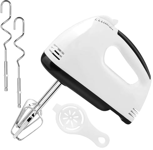 Tiardey Handmixer, elektrische Mixer zum Backen, elektrischer Schneebesen, Handmixer zum Backen, einfaches Schlagen von Teigcreme