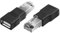 GINTOOYU 2 x Adaptateur USB vers RJ45 Ethernet Noir USB2.0 Femelle vers RJ45 8p4c mâle Adaptateur de Conversion pour Appareil Photo,Modem ADSL,routeur,Ordinateur Portable, Ordinateur de Bureau,etc.