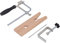 3 in 1 Professional Jewelers Saw Kit, V Groove Clamp Adjustable Saw Frame and Piercing Coping Saw Blades Jewelers Tools Cutting Kit for Metal Wood Wax Ring Precision Cutting