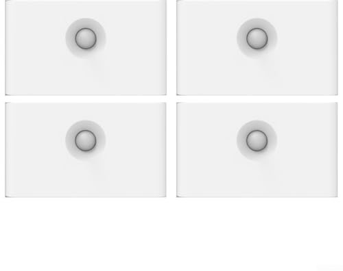 Nachtlicht, LED-Nachtlicht mit Bewegungsmelder, Typec, wiederaufladbar, mit 3 Modi (Auto/An/Aus), mit einem hochempfindlichen Bewegungssensor (4 Stück)