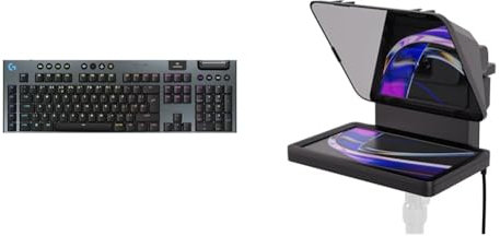 Logitech G G915 X & Elgato Prompter – Teleprompter with Built-in