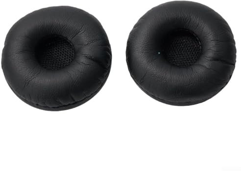 Juego de almohadillas de piel sintética para auriculares Plantronics, incluye 2 fundas de espuma suave compatibles con varios modelos