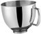 NUOBESTY bol mélangeur en acier inoxydable bols pour mixeur mélangeurs Pâtisserie mixeur électrique Bol à mélanger pièces de rechange pour mélangeur salade Silver