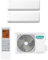 Hisense Uni Air Climatisation Dual Split 2AMW52U4RGC 12000+12000 Btu, R32, Onduleur, Self-Cleaning, Minuteur, Oscillation automatique, WiFi, Nouveau Modèle 2025, A++/A++