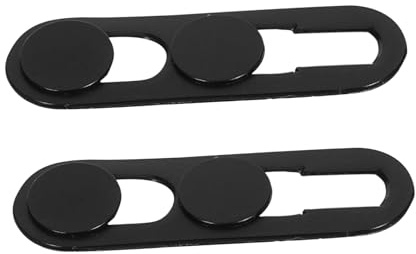 MUELODSIC 2pcs Sliding Webcam Cover Camera Privacy Slider Front Camera Cover for Phone Laptop Tablet Universal Privacy Protection Black