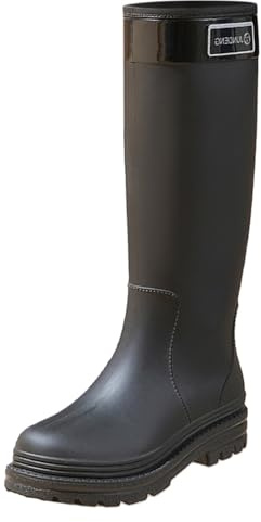 Stivali di gomma da donna per festival, colorati, antiscivolo, per esterni, impermeabili, in gomma, leggeri, da giardino, comodi stivali da pioggia