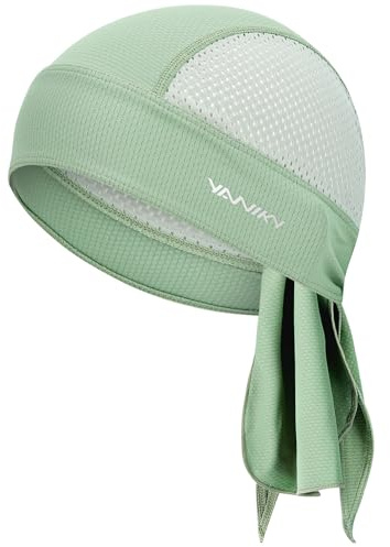 YANIKY Sports Bandana Cap - Atmungsaktiv Kopftuch Herren Bandana Cap Damen | Kopftuch Männer Durag Laufmütze Turban Herren Sommer Fahrradmütze Kopftuch für Radfahren Reisen Laufen Fitness