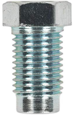 Sealey Bn3824Sm Brake Pipe Nut 3/8In Unf X 24Tpi Short Male Pack of 25