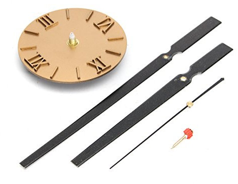 EsportsMJJ 30 cm Lang Spindel Quartz Clock Movement Mechanismus Ersatz Repair Tools DIY-Gold