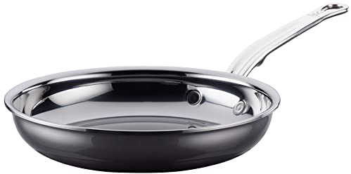 Hestan - NanoBond Collection - Titanium Stainless Steel 8.5-Inch Frying Pan - Toxin, PFAS, & Chemical Free Clean Cookware, Induction Cooktop Compatible
