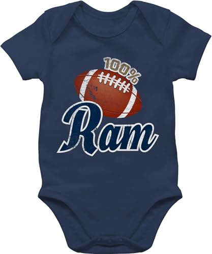 Baby Body Junge Mädchen - Sport & Bewegung - 100% Ram - 6/12 Monate - Navy Blau - basketball outfit 25. geburtstag babysachen mit babybody jungs strampler american football bodies bodys buddy