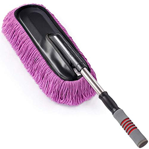 HUIQC Kit de nettoyage for nettoyant extérieur for extérieur en voiture microfibre avec une longue poignée rétractable permettant de piéger la poussière et le pollen for les bateaux de plaisance en vo