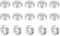 sourcing map 15St Runde Säulen Abstandshalter Aluminium für Drohne DIY 3,1x6x2mm(ID*AD*H)
