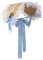 COSDREAMER Chicas Mujeres Tea Party Sun Hat Lolita Flores Ribbons Sombreros de Paja Multicolor (Azul)