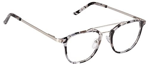 Edison & King Lesebrille Zen - Retrobrille mit Doppelsteg - Premiumgläser entspiegelt und gehärtet (Grey-Havanna, +1,75 dpt)