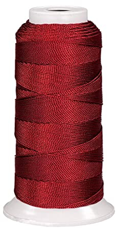 Langlauf Schuhbedarf Sattlergarn - Polyester Ledergarn in Handwerksqualität (200 m/Stärke 8/3) I extrastarkes Polstergarn Nähgarn - Reißfest - UV-Beständig - Outdoor Nähgarn für Leder