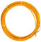 Elettrico Pesce Nastro 10M/20M/30M 6mm In Fibra di Vetro Cavo Elettrico Push Pullers Giallo Avvolgicavo Condotto Threading Parete di Metallo Wire Conduit 25M