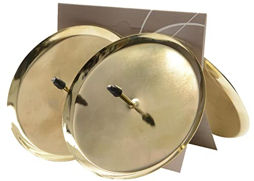 Dadeldo Living & Lifestyle Kerzenhalter 4er-Set Metall 5x8cm Gold Adventskranz Kerzenteller
