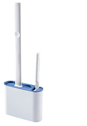 XTYPE Toilet Brush TPR Quick Drying Holder Toilet Bowl Brush with Holder Set Bathroom Wall Mounted WC Cleaning Plunger Bristles