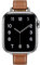 Fsavlroy Slim Bracelet,Compatible avec Apple Watch 38mm 40mm 41mm 42mm(Series 10),Fin Cuir Véritable Femme Bracelet Remplacement pour iWatch Series Ultra 2/Ultra 10/9/8/7/6/5/4/3,SE - Bamboo