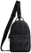 COACH Damen Signature Charter Pack, Schwarzer Denim, M