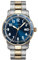 ASSARTO® - Herren Uhr Bicolor/Blau/Gold mit Schweizer Quarzwerk 316L Edelstahl Gehäuse & Armband - Männer Herrenuhr & Armbanduhr Datumsanzeige (Oceantime Serie) analog wasserdicht