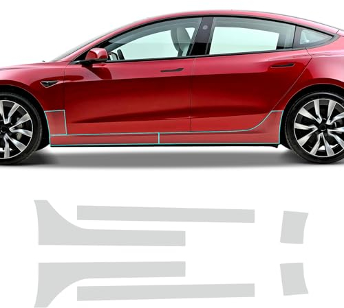 FDAIUN TPU PPF Film for Tesla Model 3 Highland 2017-2023, Transparent, Door, Surface Protection
