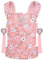 GAGAKU Puppentrage Babytrage für Puppen Bauchtrage Puppe Kinder Babytrage Spielzeug Trage Puppen Zubehör - Rosa - Anemone Blüte