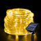 Hulaiyaa Outdoor Solar LED Lichtschlauch, Wasserdichte Solar Lichterschlauch 12M Solar Lichterschlauch Aussen 8 Modi 100 LED Lichtschlauch Außen für Hochzeit Weihnachten Party Dekorationen