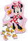 Trefl - Holzpuzzle: Disney Minnie, die Lustige Minnie - 50 Teile, Formen-Puzzle Wooden Puzzle, Unregelmäßige Formen, 10 Figuren, für Kinder ab 5 Jahren