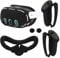 YUXIMAOYI VR Accessories Set for Oculus Quest 3 Controller Grip and Face Pad, Shell Protection Cover, Thumbstick Covers (Black)