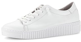 Gabor Damen Low-Top Sneaker, Frauen Halbschuhe,schnürschuhe,schnürer,straßenschuhe,Strassenschuhe,Sportschuhe,Weiss,35.5 EU / 3 UK