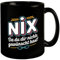 NIX Tasse - Du wolltest NICHTS Dekorativer Kaffeebecher im Design mit großen Buchstaben und Umriss Der perfekte Satz für jeden Kaffeeliebhaber