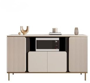 GFHTRELY Buffet Cabinet Light Luxury Rock Board Dining Side Cabinet Integrated Kitchen Storage Cabinet Home Cabinet Living Room Storage Rack Sideboard