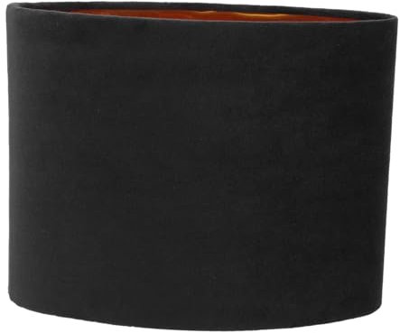 Angoily Vielseitiger Ovaler Lampenschirm Aus Stoff Mit Goldener Innenseite Praktischer Leuchtenschirm Für Tischlampen Dekoration Für Wohnzimmer Und Schlafzimmer E27 Fassung