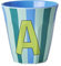 Rice Melmain Becher Medium - Buchstabe A - Kinderbecher Campingbecher Campnggeschirr Trinkbecher Melamingeschirr Bruchsicher BPA-Frei 250ml