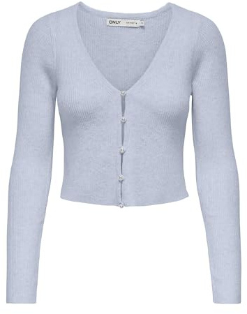 ONLY Damen Onlrica Life Ls Vneck Pearl Cardigan KNT
