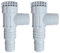 Kyzuzia Robinet d'arrêt pour piscines,Vanne d'entretien/d'arrêt pour Piscine avec Raccord de Tuyau de 32/38mm，Accessoires d'entretien de Piscine-Lot de 2