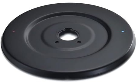 QINZITAO Rosace de rechange pour robinets de baignoire et de douche avec poignées en finition noire mate avec collections