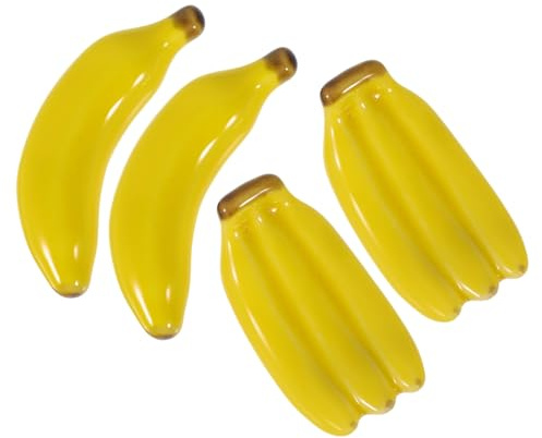 TOYANDONA Keramik Bananenform Essstäbchenablage Lustiger Obst Deko Tischgeschirrhalter Wiederverwendbar für Essstäbchen Gabeln Löffel Küchenaccessoire Geschenkidee