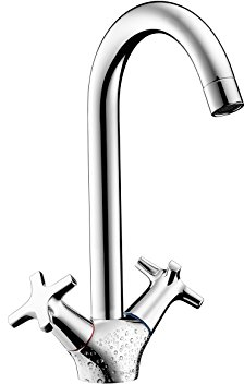 Hansgrohe Professional 13864000 MySport Kitchen Sink Mixer Tap with Swivel Spout, Chrome-Plated, Norme