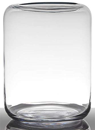 innaGLAS Vase à Poser au Sol en Verre EIKE, Cylindre - Rond, Transparent, 30cm, Ø 23cm - Vase cylindrique - Vase Haut