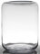 innaGLAS INNA-Glas Vase à Poser au Sol en Verre EIKE, Cylindre - Rond, Transparent, 30cm, Ø 23cm - Vase cylindrique - Vase Haut