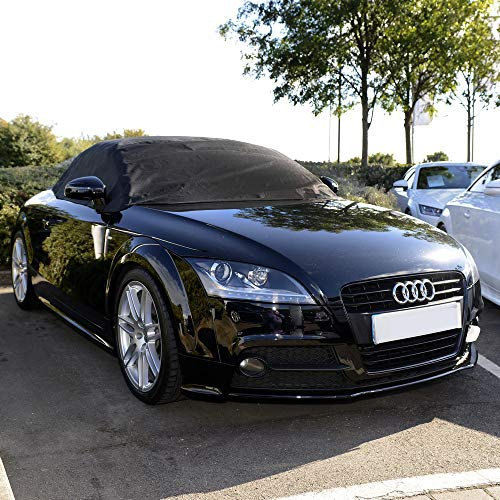 UK Custom Covers RP238AD2 Tailored Soft Top Roof Protector Black - To Fit Audi TT 2006-2014