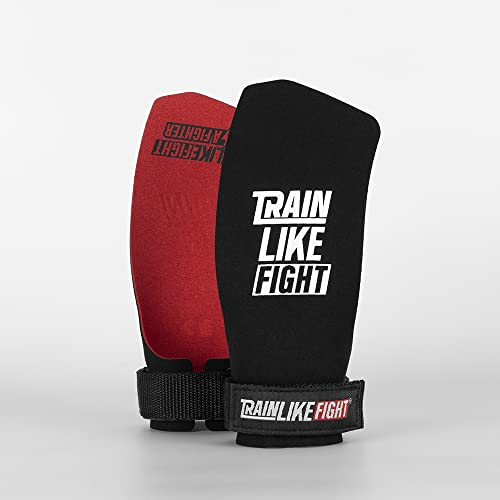 TRAINLIKEFIGHT ICON 0H - Handschützer für Cross Training, Calisthenics und Gymnastikübungen - Schutz für die Hände - Rot - S