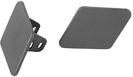 Nikou Headlight Washer Cap - 1 Pair Durable Front Bumper Headlight Washer Nozzle Primed Cap Practical For B-MW 3 Series E90 2005-2009