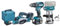 Makita DLX3116TJ 18V Li-ion LXT 3 Piece Combo Kit