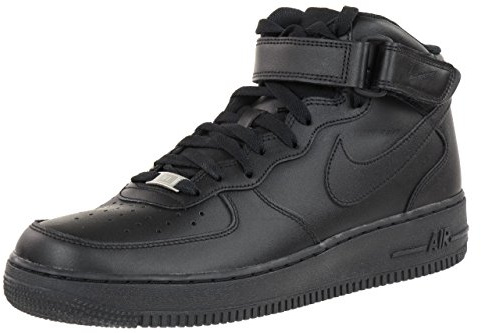 Nike CW2289-001 Air Force 1 Mid '07 Men Black/Black UK 11.5